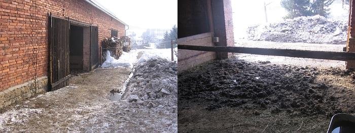 první tání před stodolou a ve stodole první tání před stodolou a ve stodole