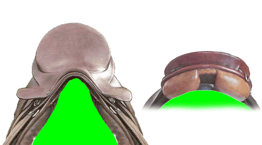 Sedlová podložka o rovnoměrné tloušťce zvedá sedlo více vepředu. Sedlová podložka o rovnoměrné tloušťce zvedá sedlo více vepředu.