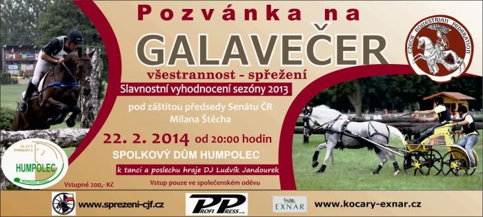 Galavečer Zlaté podkovy Galavečer Zlaté podkovy