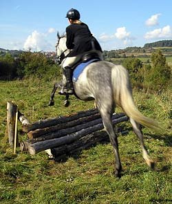 terénní jízda zezadu