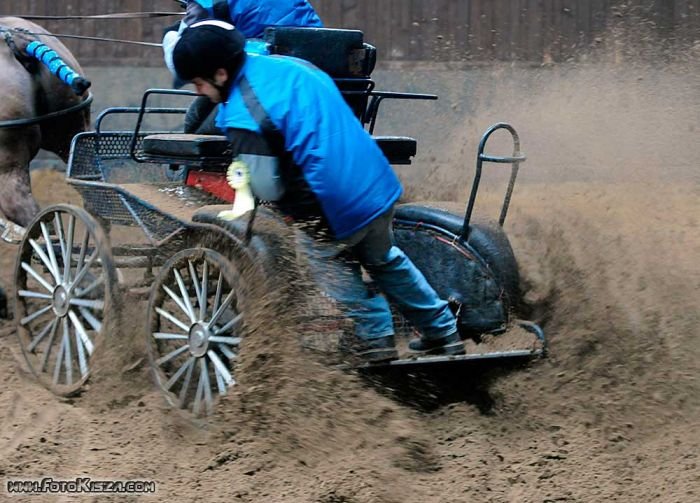 Ať se práší za kočárem!!!