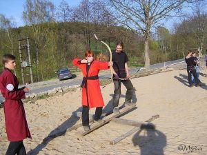 střílení z houpačky