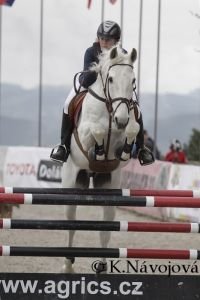 Marie Lisa Rudriger se svým druhým koněm Chioretto