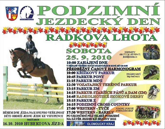 Podzimní jezdecký den Radkova Lhota 2010