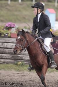 Denisa Vegrichtová (na foto pony Sargo)