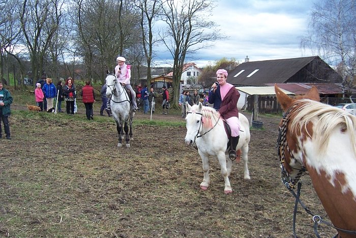 růžový Hubert v Třebohosticích