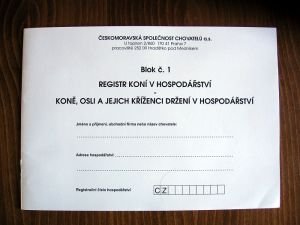 registr koní v hospodářství část 1