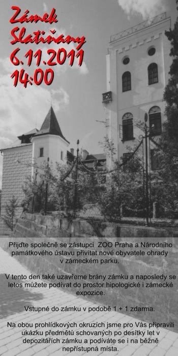 Pozvánka do Slatiňan 6.11.2011