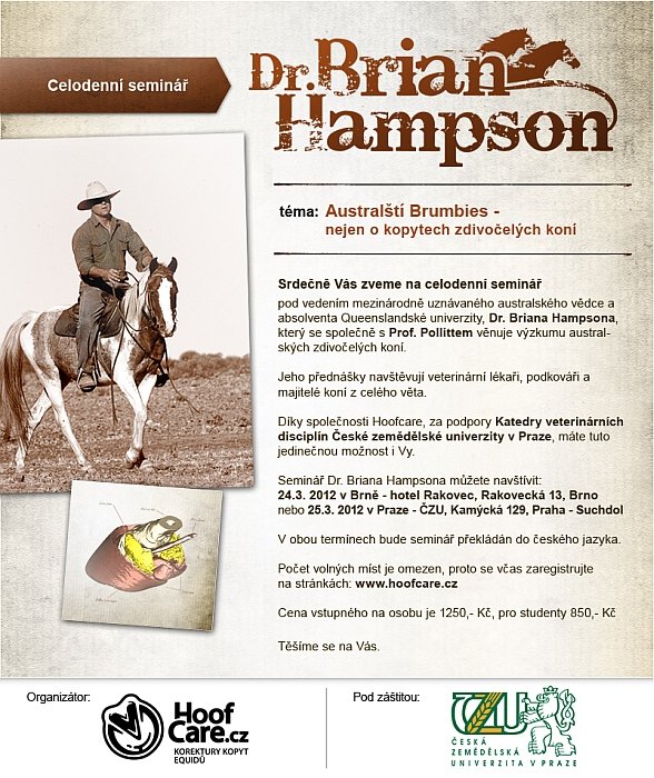seminář s Brianem Hampsonem seminář s Brianem Hampsonem