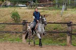 M. Valentová a valach appaloosa