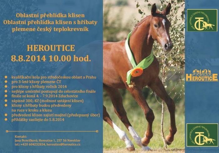Oblastní přehlídka klisen s hříbaty ČT - středočeská oblast