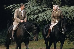 Ronald Reagan a královna Alžběta II.