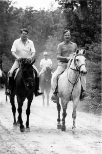 Ronald Reagan a George Bush